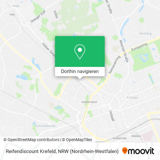 Reifendiscount Krefeld Karte