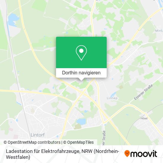 Ladestation für Elektrofahrzeuge Karte