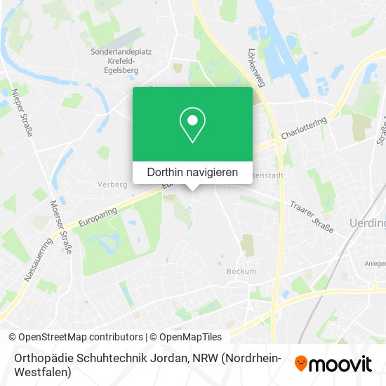 Orthopädie Schuhtechnik Jordan Karte