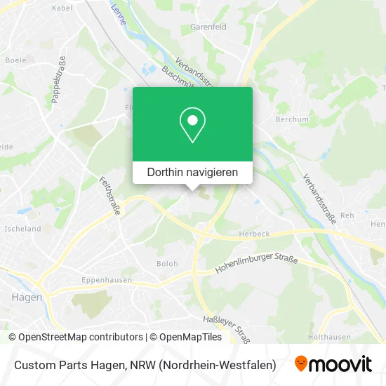 Custom Parts Hagen Karte