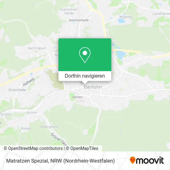 Matratzen Spezial Karte