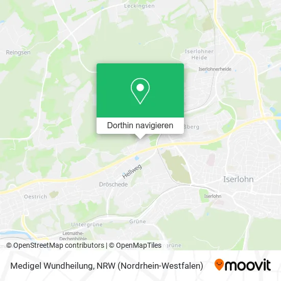 Medigel Wundheilung Karte