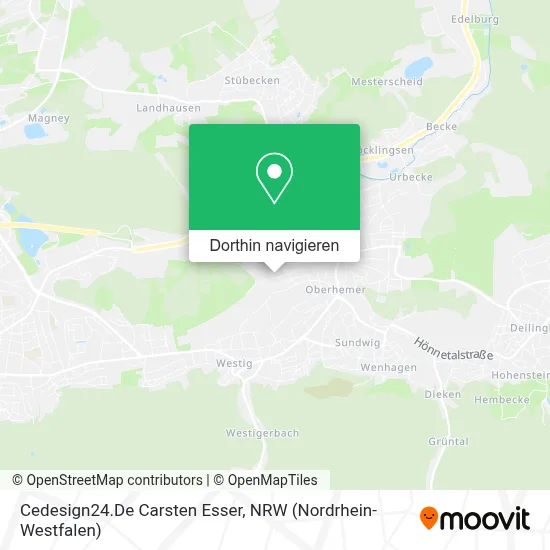 Cedesign24.De Carsten Esser Karte