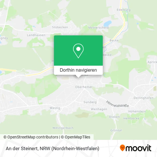 An der Steinert Karte