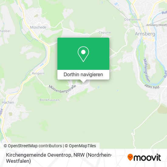 Kirchengemeinde Oeventrop Karte