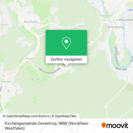 Kirchengemeinde Oeventrop Karte