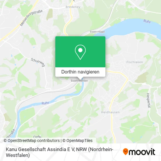 Kanu Gesellschaft Assindia E V Karte