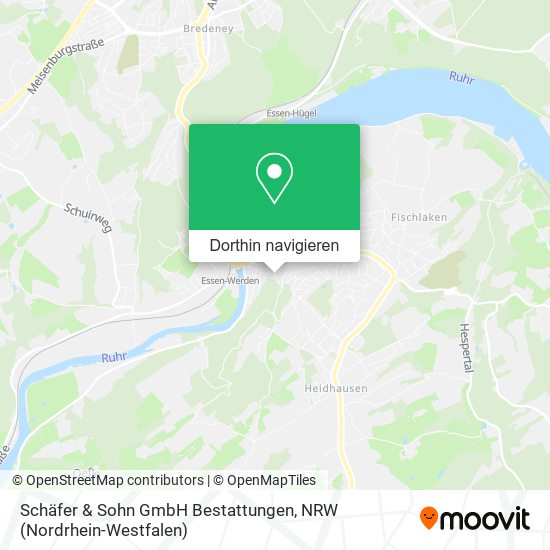 Schäfer & Sohn GmbH Bestattungen Karte