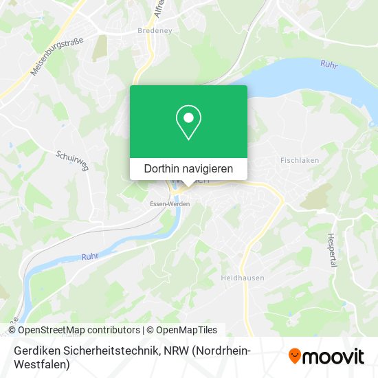 Gerdiken Sicherheitstechnik Karte