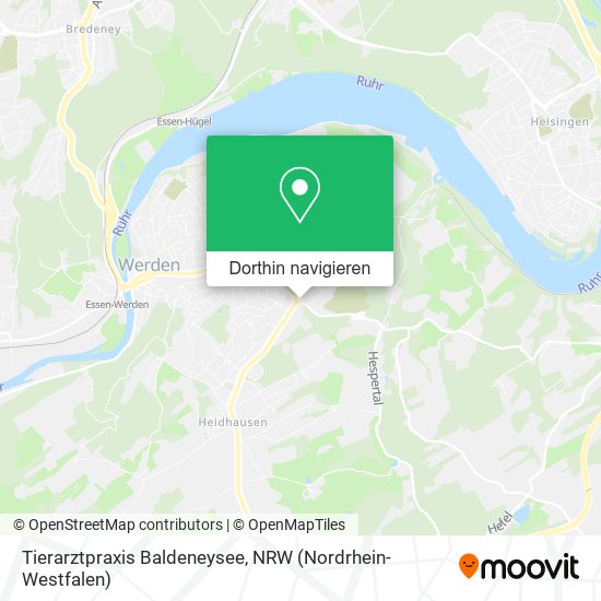 Tierarztpraxis Baldeneysee Karte