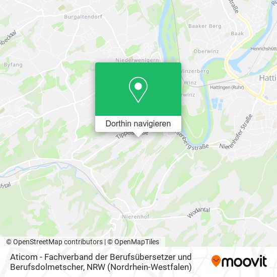 Aticom - Fachverband der Berufsübersetzer und Berufsdolmetscher Karte