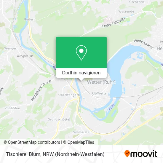 Tischlerei Blum Karte