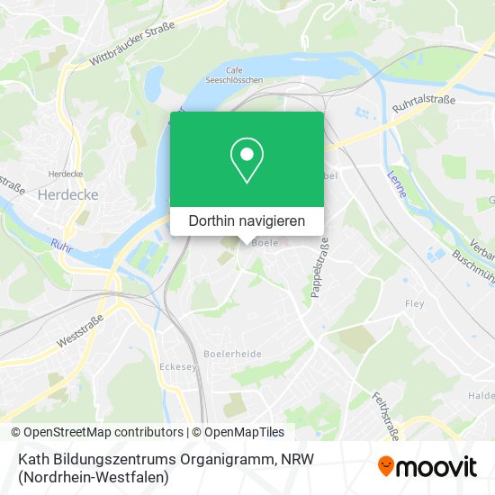 Kath Bildungszentrums Organigramm Karte