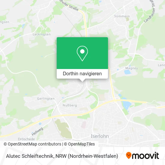 Alutec Schleiftechnik Karte