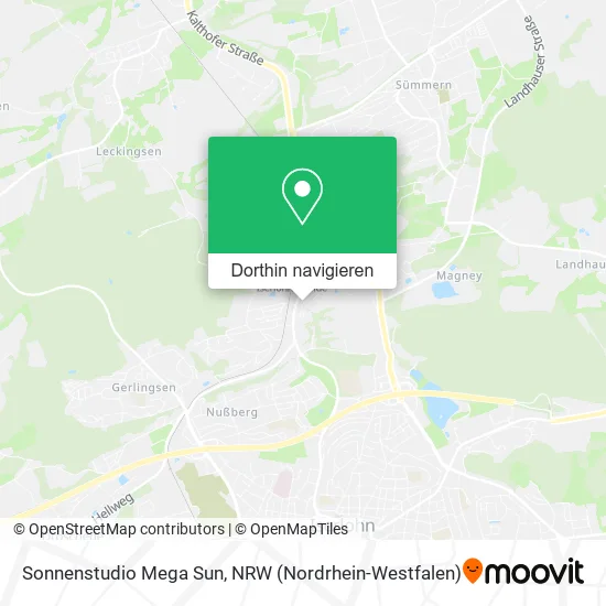 Sonnenstudio Mega Sun Karte