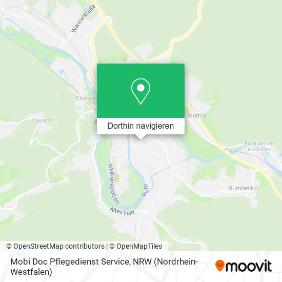 Mobi Doc Pflegedienst Service Karte