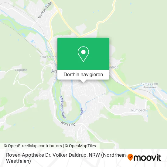 Rosen-Apotheke Dr. Volker Daldrup Karte