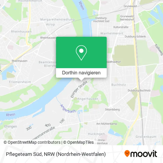 Pflegeteam Süd Karte