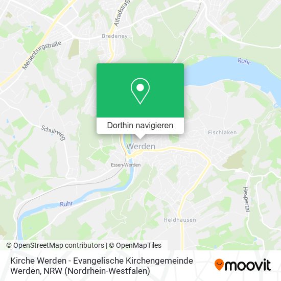 Kirche Werden - Evangelische Kirchengemeinde Werden Karte