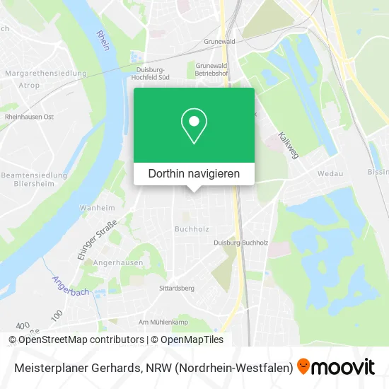 Meisterplaner Gerhards Karte