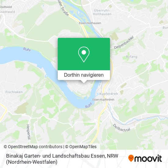 Binakaj Garten- und Landschaftsbau Essen Karte