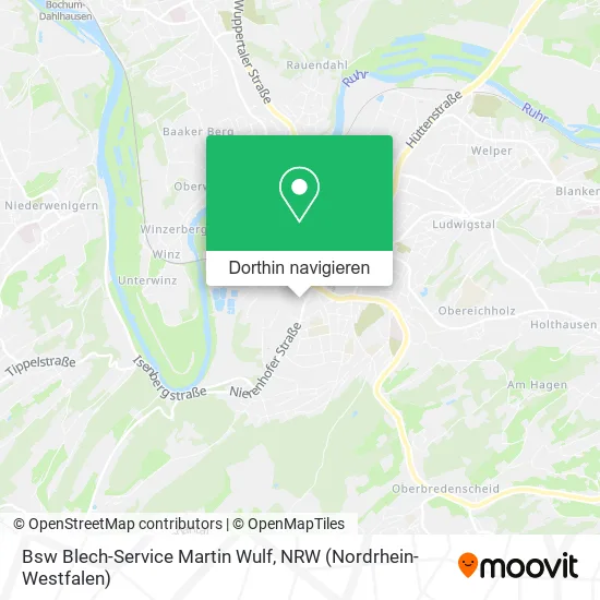 Bsw Blech-Service Martin Wulf Karte