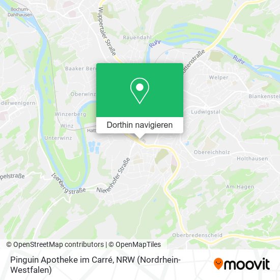 Pinguin Apotheke im Carré Karte