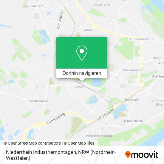 Niederrhein Industriemontagen Karte