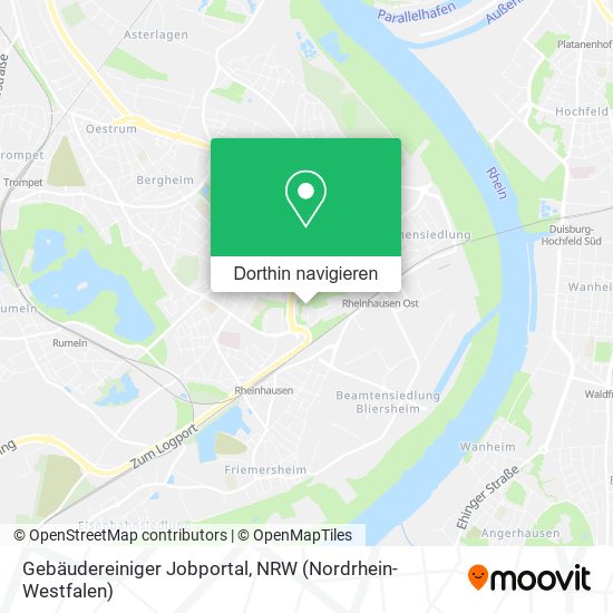 Gebäudereiniger Jobportal Karte