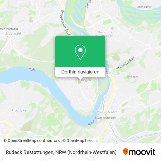 Rudeck Bestattungen Karte