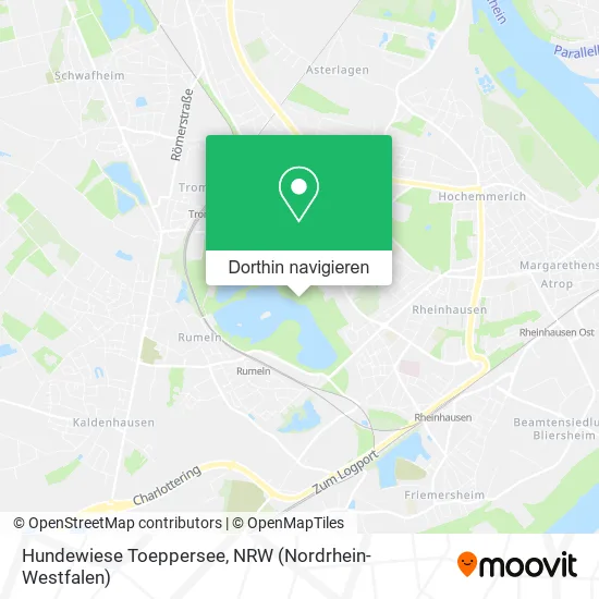 Hundewiese Toeppersee Karte