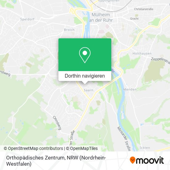 Orthopädisches Zentrum Karte