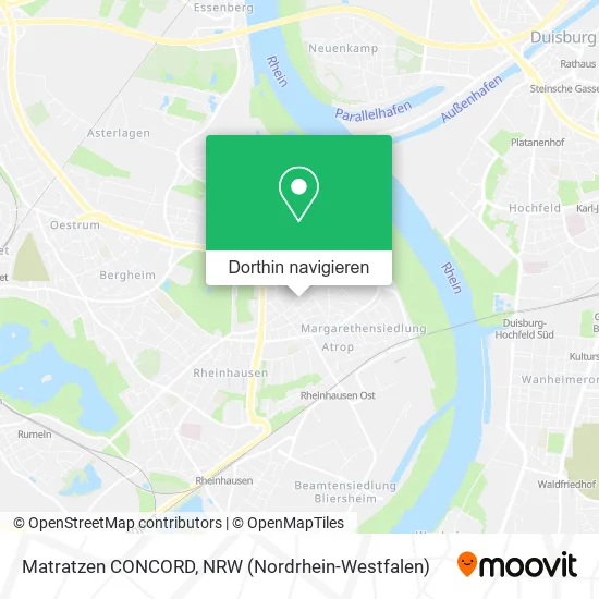 Matratzen CONCORD Karte