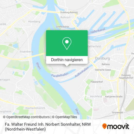 Fa. Walter Freund Inh. Norbert Sonnhalter Karte