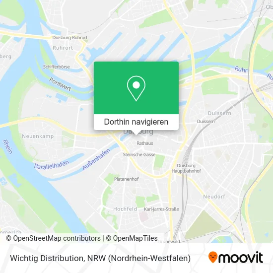 Wichtig Distribution Karte