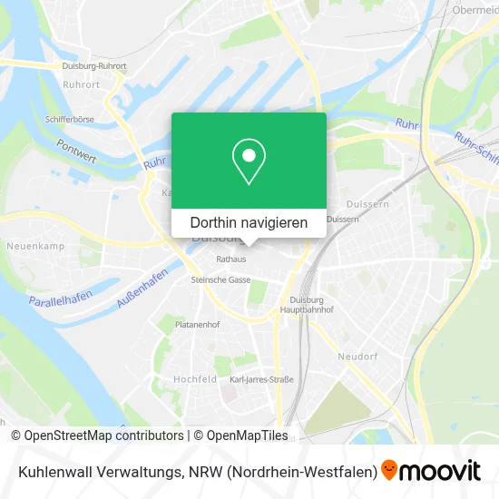 Kuhlenwall Verwaltungs Karte