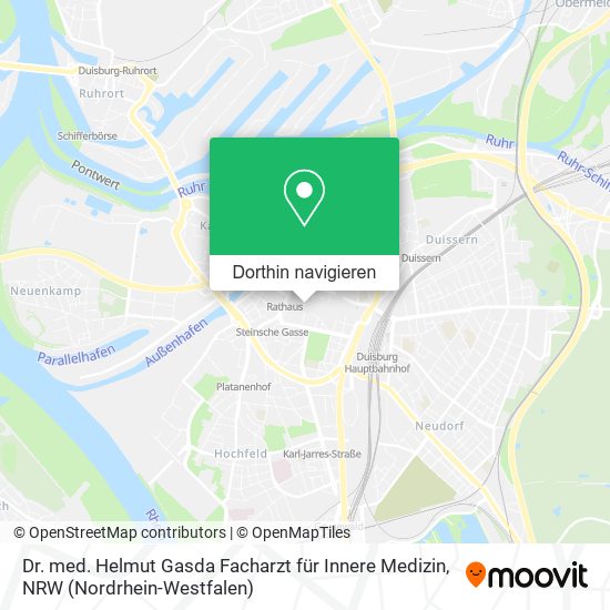 Dr. med. Helmut Gasda Facharzt für Innere Medizin Karte