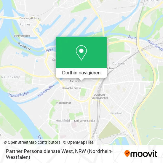 Partner Personaldienste West Karte