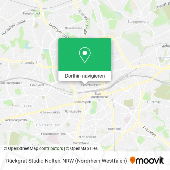 Rückgrat Studio Nolten Karte