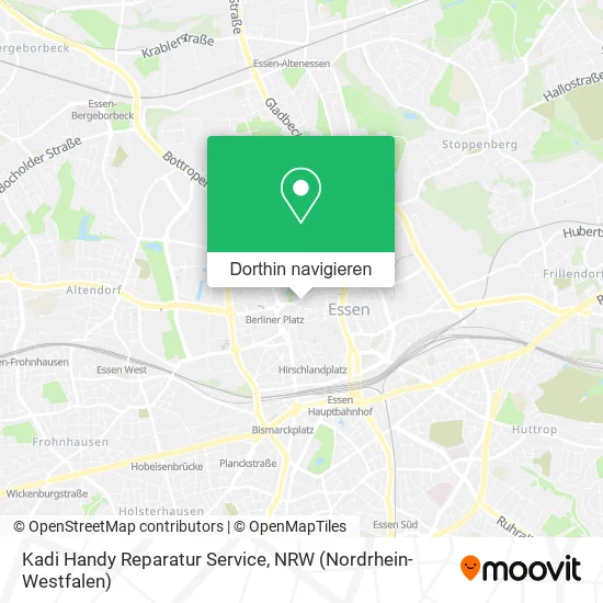 Kadi Handy Reparatur Service Karte