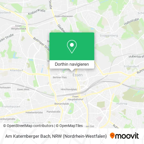 Am Katernberger Bach Karte