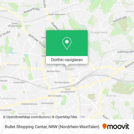 Bullet Shopping Center Karte