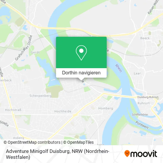 Adventure Minigolf Duisburg Karte