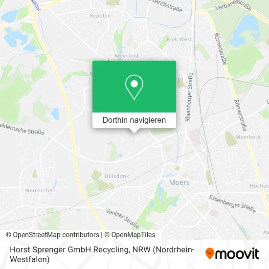 Horst Sprenger GmbH Recycling Karte
