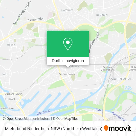 Mieterbund Niederrhein Karte