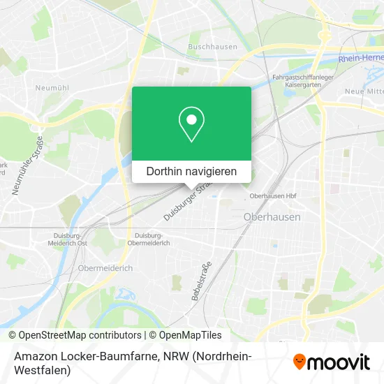 Amazon Locker-Baumfarne Karte