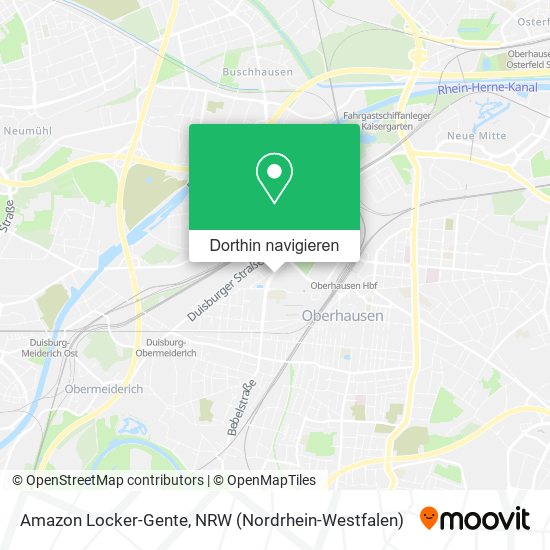 Amazon Locker-Gente Karte