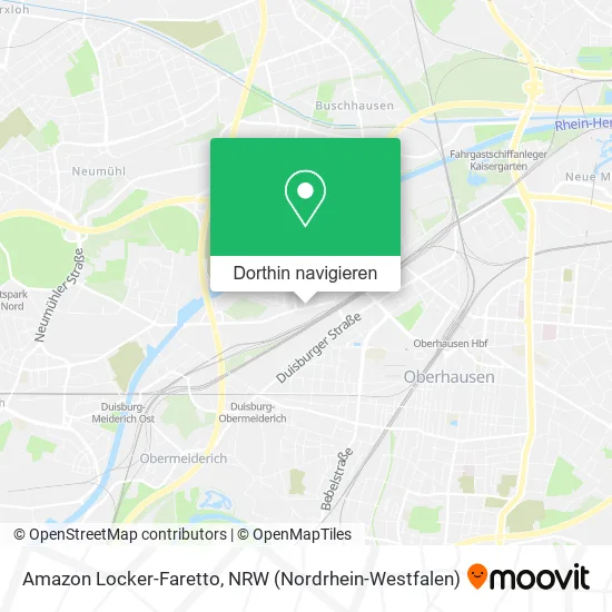 Amazon Locker-Faretto Karte