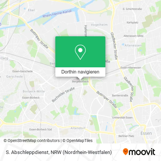 S. Abschleppdienst Karte