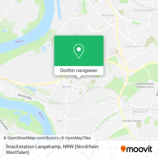 Snackstation Langekamp Karte
